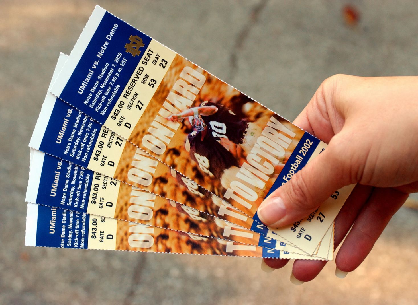 Notre Dame vs. Miami game tickets